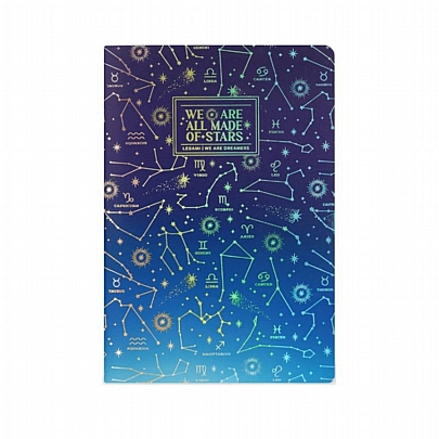 Σημειωματάριο ριγέ - Stars (14x21) - Legami