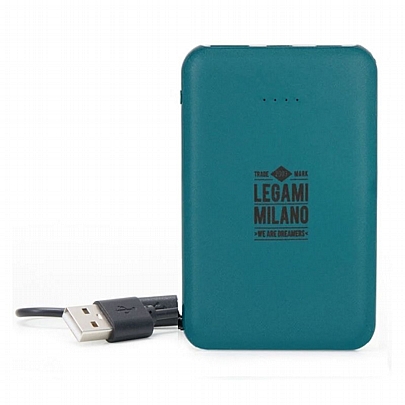 Powerbank Supercharge (5000mAh) - Petrol Blue - Legami