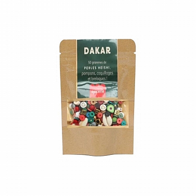 Σετ με Χάντρες Heishi & Μπρελόκ - Dakar - La Petite