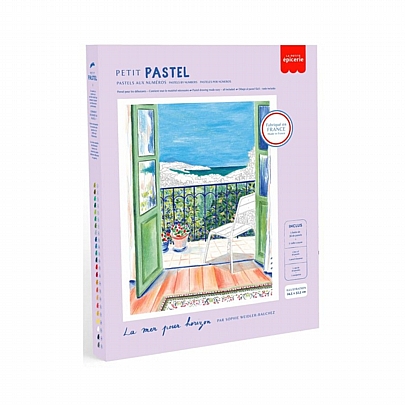 Ζωγραφική με Αριθμούς με Λαδοπαστέλ - La Mer Pour Horizon - La Petite