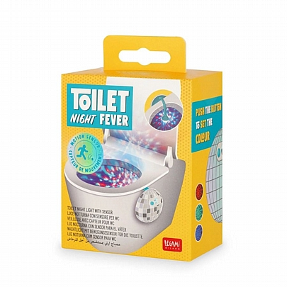Φωτάκι Τουαλέτας με Αισθητήρα Κίνησης & 3 Χρώματα LED - Toilet Night Fever - Legami
