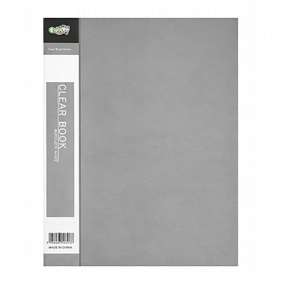 Ντοσιέ σουπλ 80 θέσεων με κουτί - Γκρι (Α4) - Groovy Office