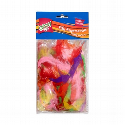 Πούπουλα Πολύχρωμα (30τμχ.) - Groovy