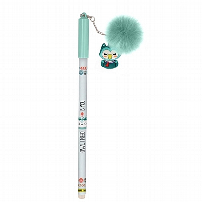 Στυλό που σβήνει με Φιγούρα Owl - Μπλε (0.7mm) - Online