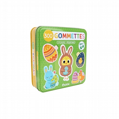 Μεταλλικό Kουτί με Αυτοκόλλητα - Easter - Auzou