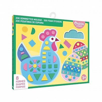 Διακοσμώ με Αφρώδη Αυτοκόλλητα - Πάσχα - Auzou