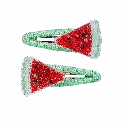 Τσιμπιδάκια Μαλλιών Zina Watermelon (2τμχ.) - Souza