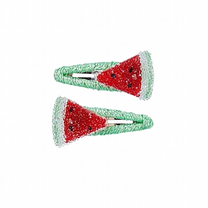 Τσιμπιδάκια Μαλλιών Zina Watermelon (2τμχ.) - Souza