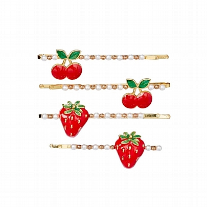 Τσιμπιδάκια Μαλλιών Yda Strawberry & Cherry - Souza