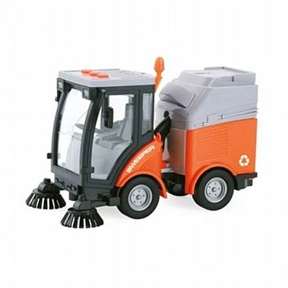 Όχημα Καθαρισμού Πορτοκάλι 1:16 (Με ήχο, Φως & Κίνηση μέσω Τριβής) - Metropoli