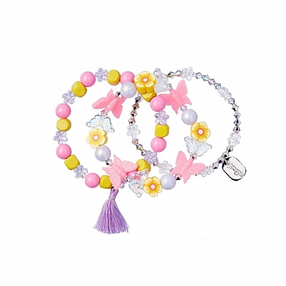 Σετ Βραχιολάκια Teddy Butterfly (3τμχ.) - Souza