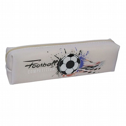 Κασετίνα Βαρελάκι - White Football - Spadi