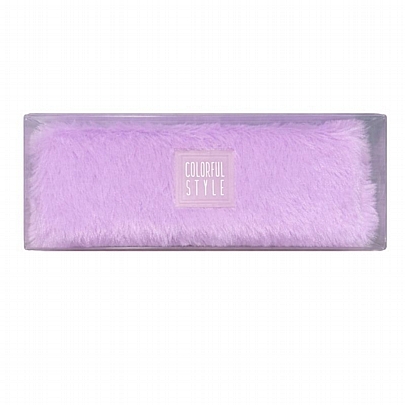 Κασετίνα Βαρελάκι Λούτρινη - Pastel Purple - Spadi