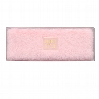Κασετίνα Βαρελάκι Λούτρινη - Pastel Pink - Spadi