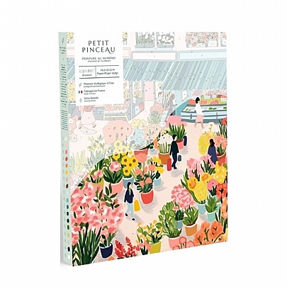 Ζωγραφική με Αριθμούς - Flower Market - La Petite
