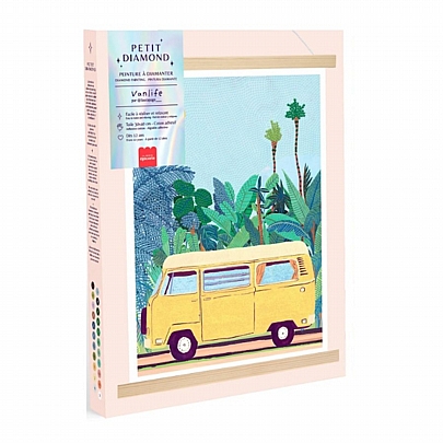 Diamond Painting: Κολάζ με Στρας - Van Life - La Petite