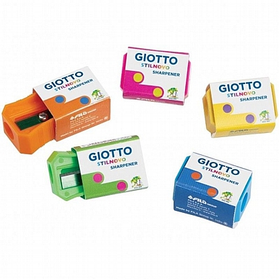 Ξύστρα mini - Fluo χρώματα - Giotto Stilnovo