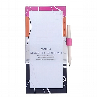 Μαγνητικό Σημειωματάριο Dotted με Μολύβι - Colorfull Plains (8x18) - ArteBene