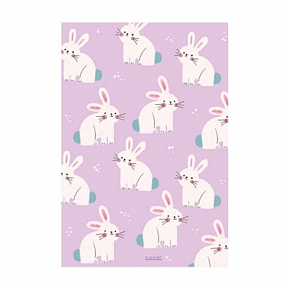 Χειροποίητη ευχετήρια κάρτα με Φάκελο - Κουνελάκια/11x15.5) - J.o. Creations