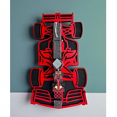 Πασχαλινή λαμπάδα Αρωματική Μαύρη (25εκ.) - Ξύλινο Κάδρο & Μπρελόκ: Φόρμουλα