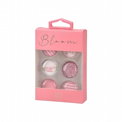 Στρογγυλοί Μαγνήτες - Bloom (25mm/6τμχ.) - Agate