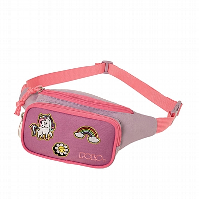 Παιδικό τσαντάκι μέσης (μπανάνα) - Unicorn & Rainbow - Polo Kiddo II