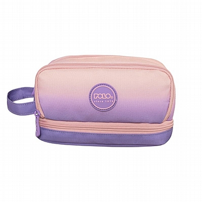 Κασετίνα Handle (3 θήκες) - Purple & Pink - Polo