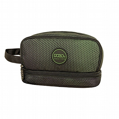 Κασετίνα Handle (3 θήκες) - Black & Green - Polo