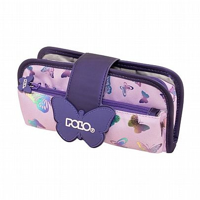 Κασετίνα (2 θήκες) - Butterfly - Polo Rubber