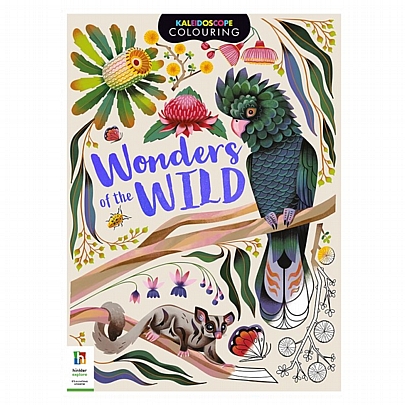 Kaleidoscope Colouring: Wonders of the Wild (Βιβλίο ζωγραφικής)