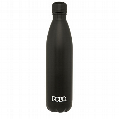 Θερμός ανοξείδωτο - Black (750ml) - Polo