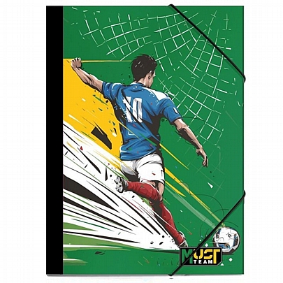 Πλαστικός φάκελος με λάστιχο - Football (25x34) - Must