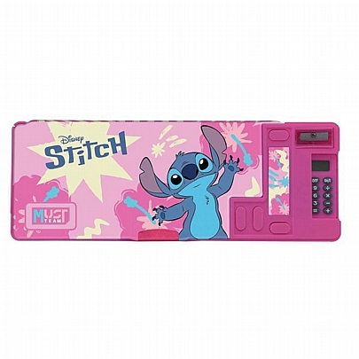 Κασετίνα Vintage - Lilo Stitch Pink Flowers - Must