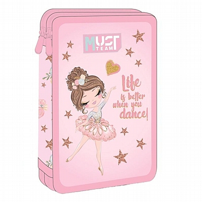 Κασετίνα γεμάτη (2 Θήκες) - Life is better when you dance - Must