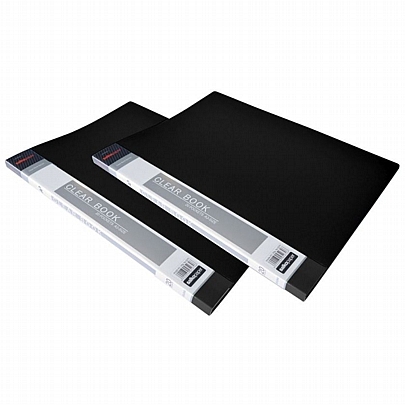 Ντοσιέ σουπλ 20 θέσεων - Μαύρο (Α3) - Salkopaper