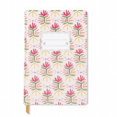 Σημειωματάριο Ριγέ με Σκληρό Εξώφυλλο - Tropical (13x21) - Designworks Ink