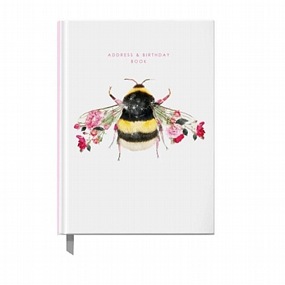 Ατζέντα Διευθύνσεων & Γενεθλίων - Bee (15x21) - Lola Desing