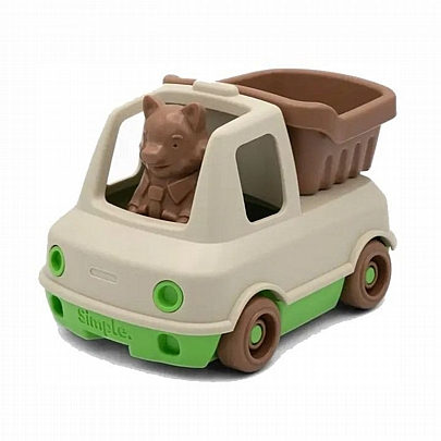 Φορτηγό Καρότσα με Φιγούρα Mr.Fox - Cream - Simple Toys