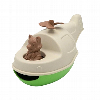 Ελικόπτερο & Βαρκούλα με Φιγούρα Mr.Fox - Cream - Simple Toys