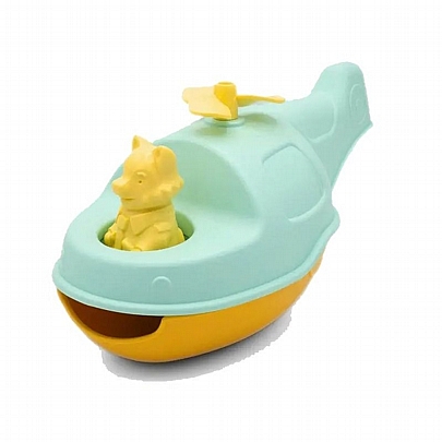 Ελικόπτερο & Βαρκούλα με Φιγούρα Mr.Fox - Turquoise - Simple Toys