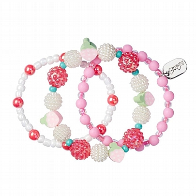 Σετ Βραχιολάκια Kaia Pink (3τμχ.) - Souza