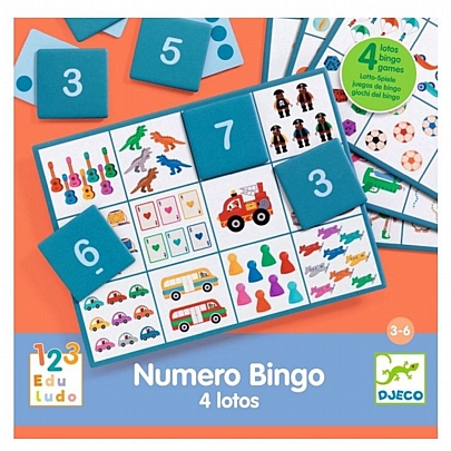 Εκπαιδευτικό Παιχνίδι με Αριθμούς - Bingo - Djeco