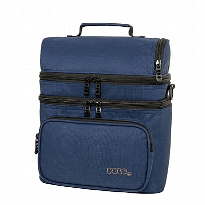 Τσάντα Φαγητού Double Cooler - Navy Blue - Polo