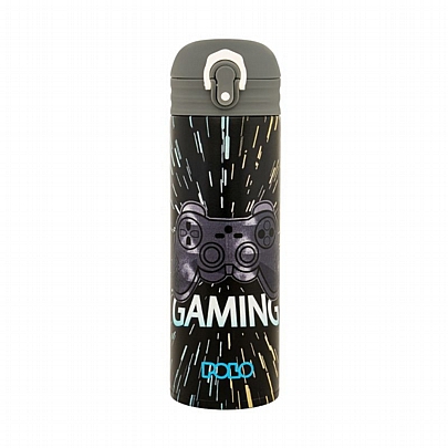 Παγούρι Θερμός ανοξείδωτο με καλαμάκι Junior II - Gaming (500ml) - Polo