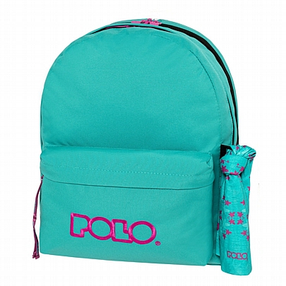 Σακίδιο 2 Θέσεων Original Double Scarf -  Cyan & Fucshia - Polo (2026)