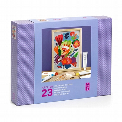 Atelier (No.23): Zωγραφική σε Καμβά με Μίξη Χρωμάτων - Λιβάδι - Djeco