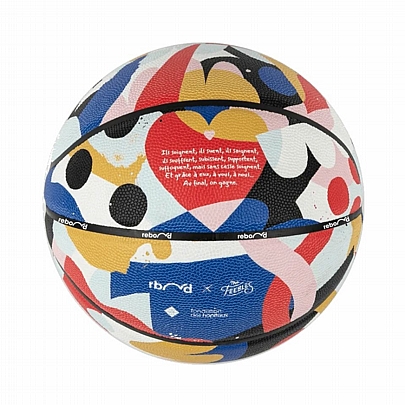 Καλλιτεχνική Χειροποίητη Μπάλα Μπάσκετ Rebond x The Feebles (Νο.7) - Rebond