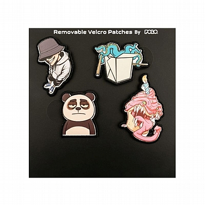 Διακοσμητικά Velcro - The Weird Side (4τμχ.) - Polo