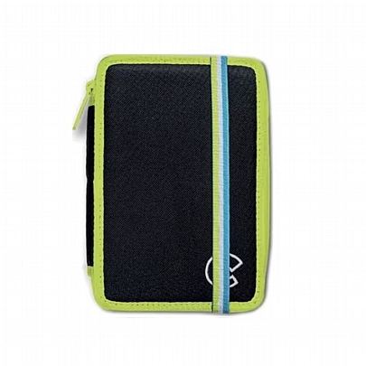 Κασετίνα γεμάτη (2 Θήκες) - Black & Lime Green - Carioca Fluo