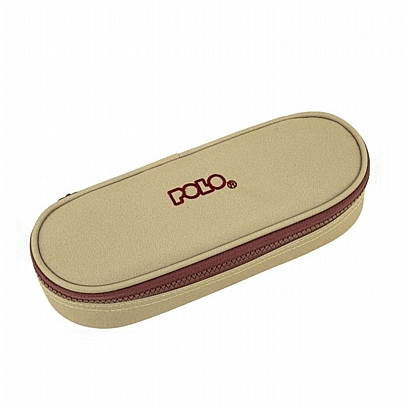 Κασετίνα Case Box - Tan & Burgundy - Polo
